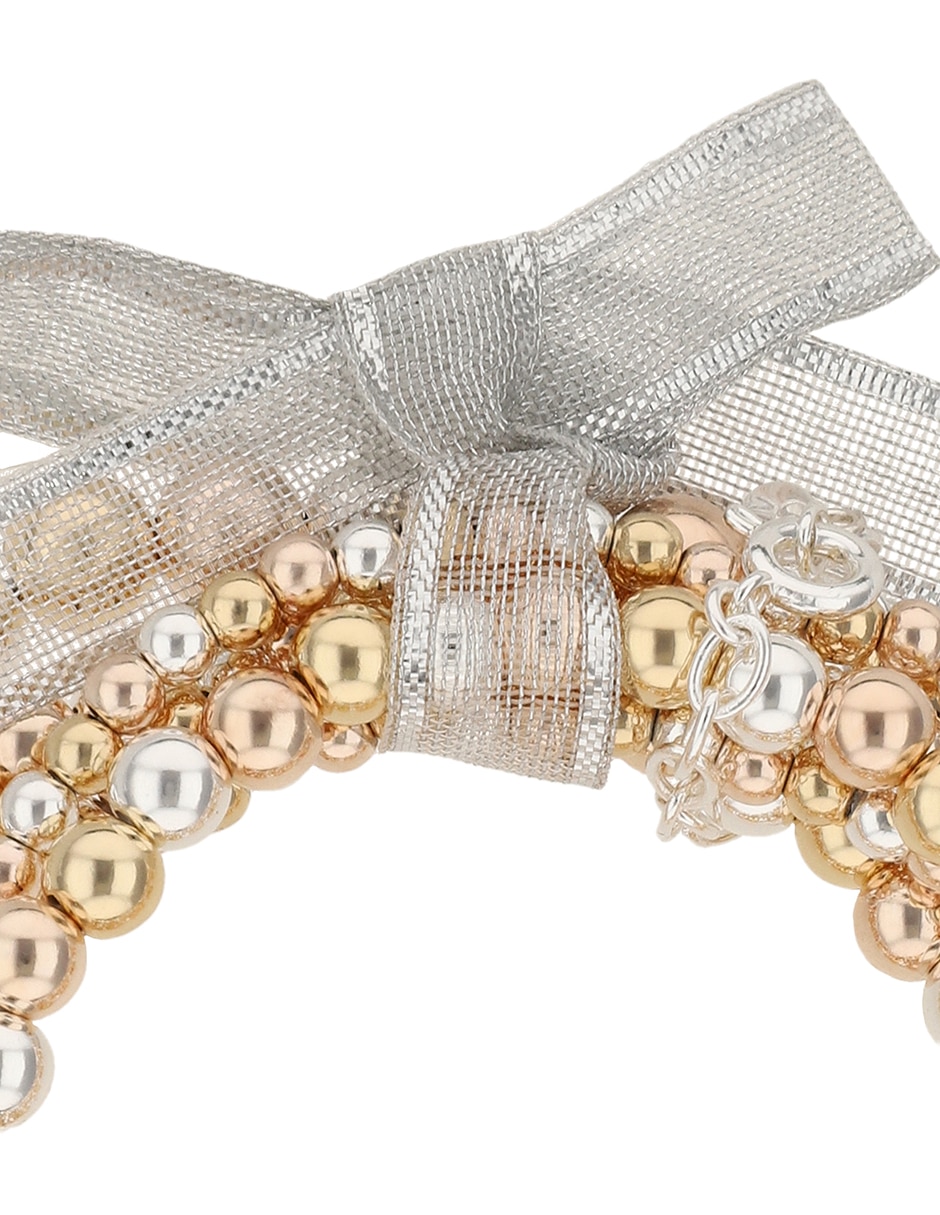 Multi-pulsera Tritone Bonds con acabado brillante 2
