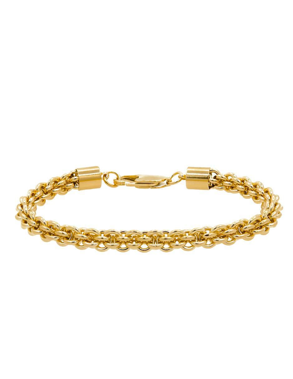 Pulsera con acabado chapa de oro Pulsera con acabado chapa de oro