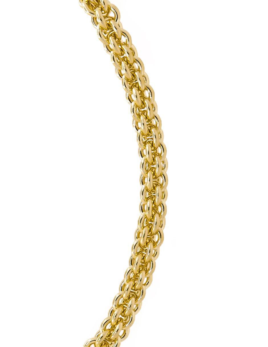 Pulsera con acabado chapa de oro 3
