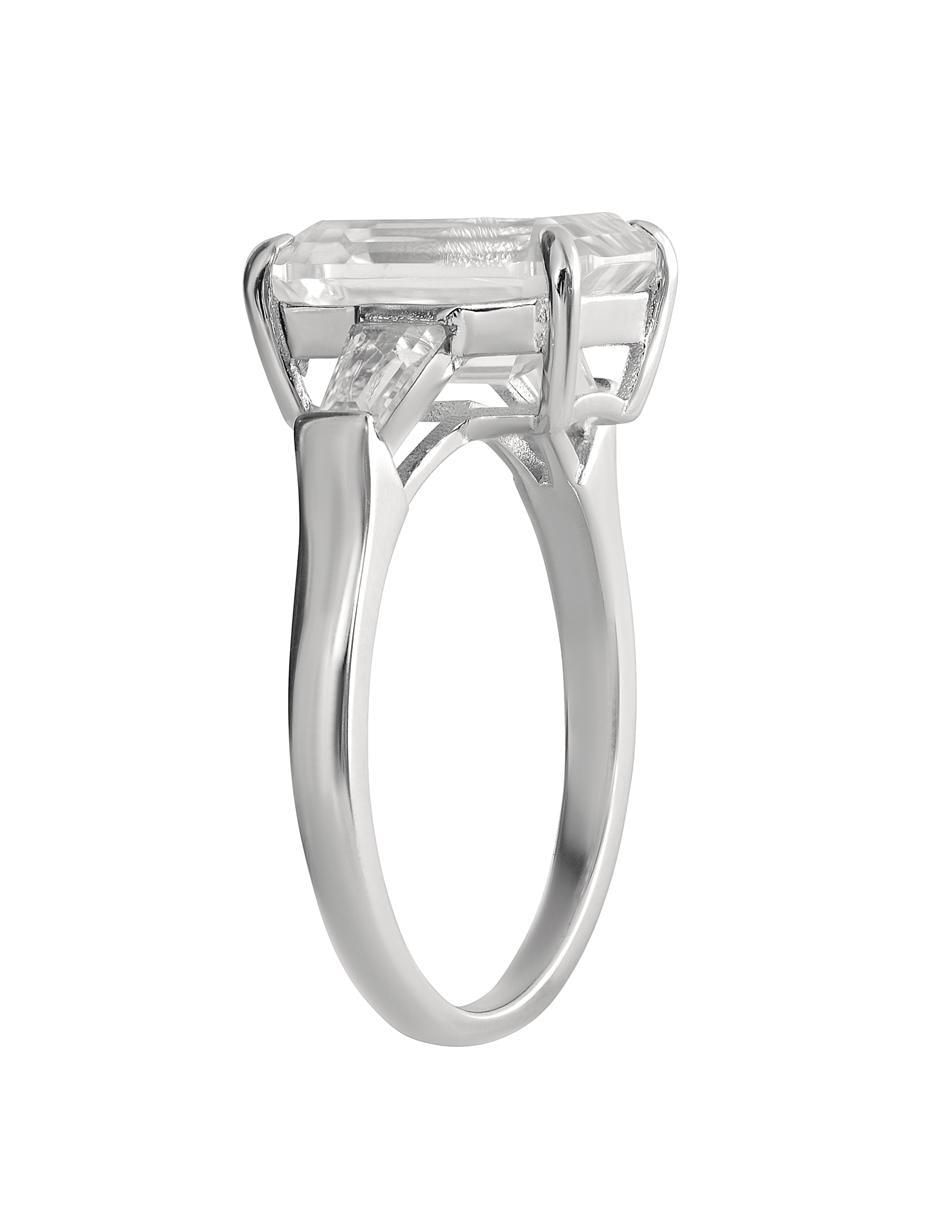 Anillo P 925 de plata zirconia brillante 2