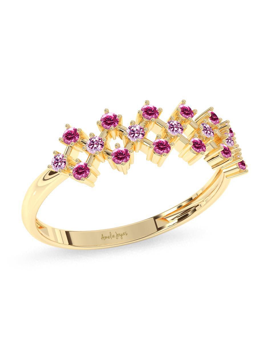 Anillo "de (si aplica)" ninguna amelie joyas sin colección sin temática 14 k "de" oro zirconia