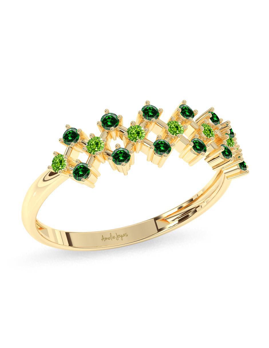 Anillo "de (si aplica)" ninguna amelie joyas sin colección sin temática 14 k "de" oro zirconia