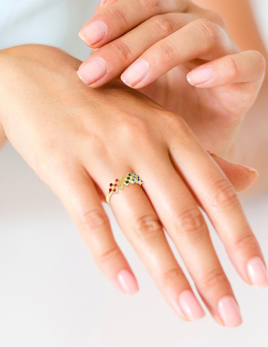 Anillo "de (si aplica)" ninguna amelie joyas sin colección sin temática 14 k "de" oro zirconia