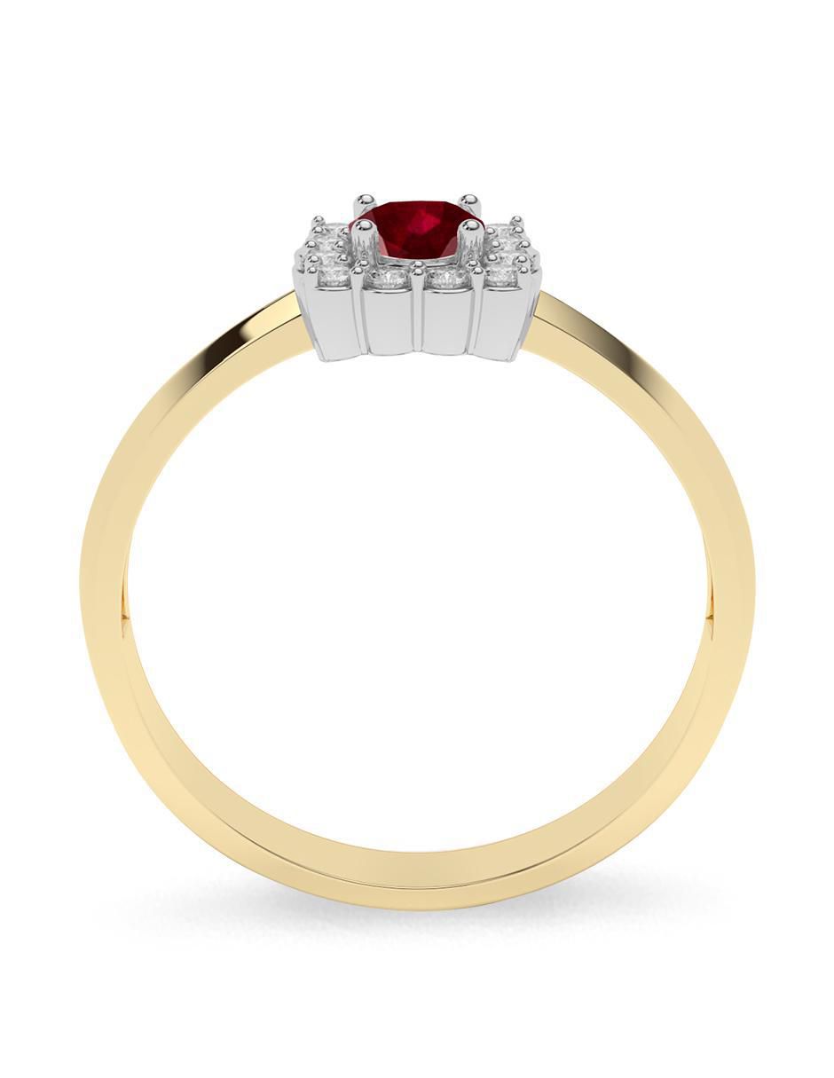 Anillo "de (si aplica)" ninguna amelie joyas sin colección sin temática 14 k "de" oro rubí