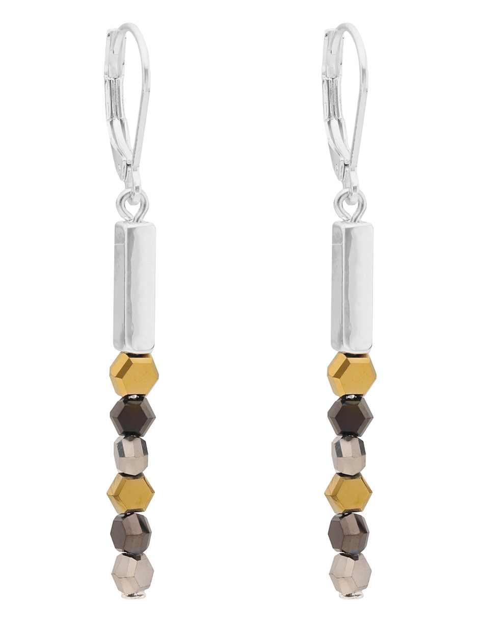 Aretes Tritone Rounds And Discs con acabado brillante 2