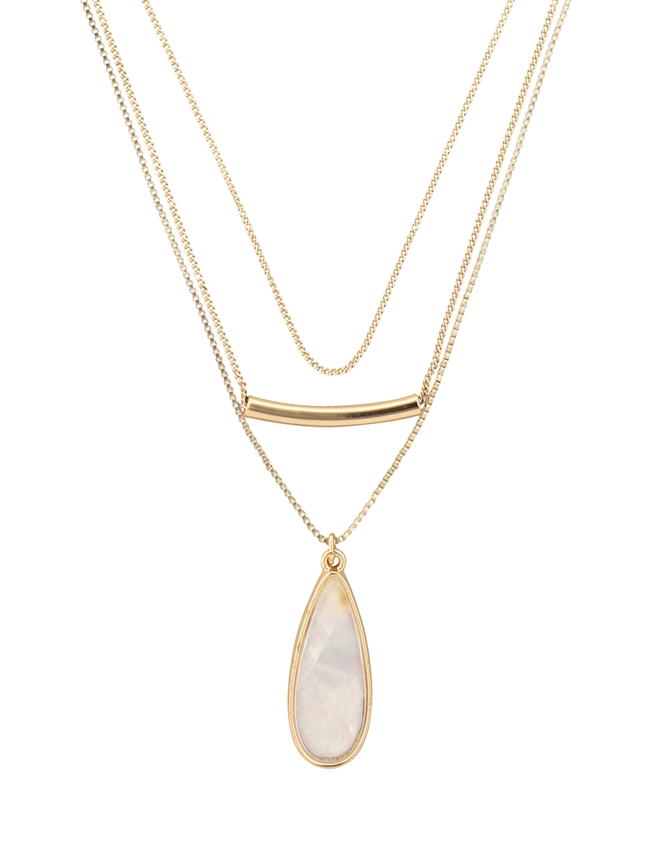 Collar de varios hilos de gota Key
