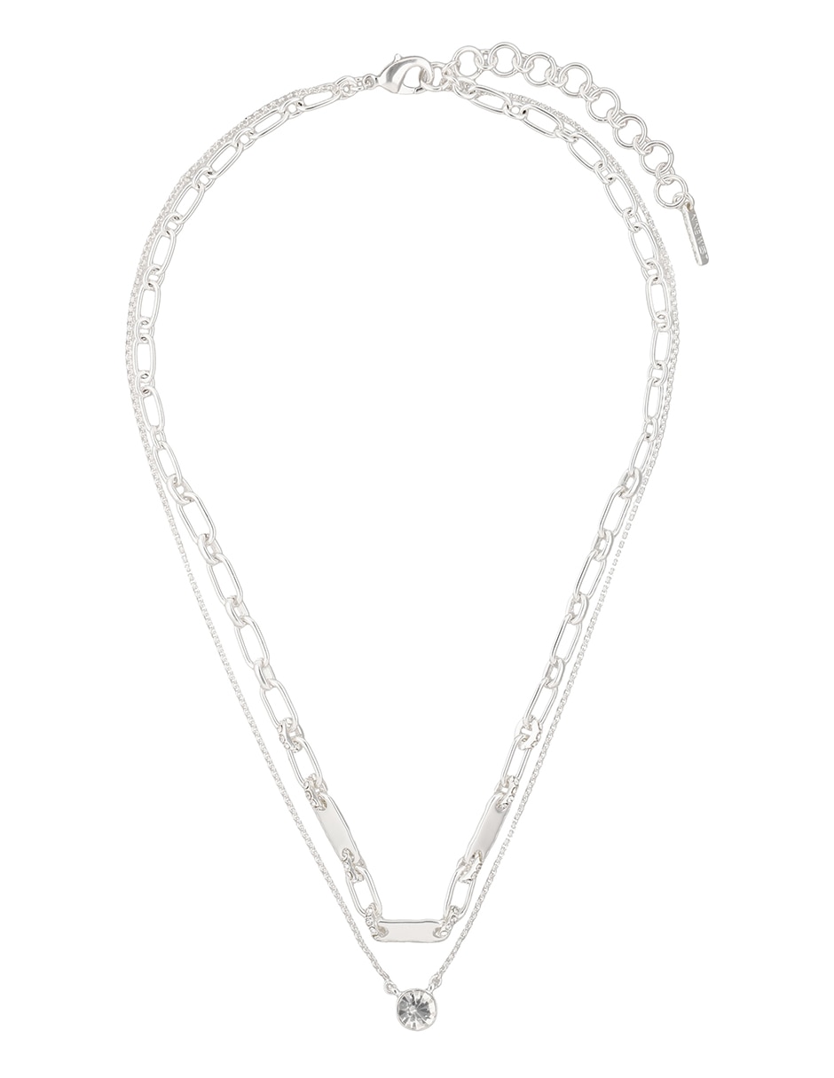 Collar de varios hilos Embedded Stones 2