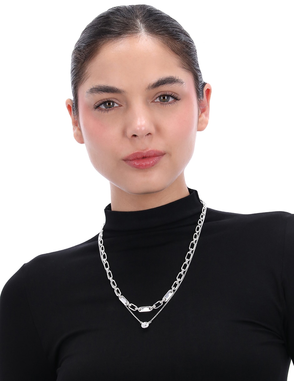 Collar de varios hilos Embedded Stones 3