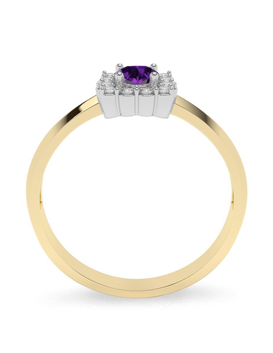 Anillo "de (si aplica)" ninguna amelie joyas sin colección sin temática 14 k "de" oro amatista