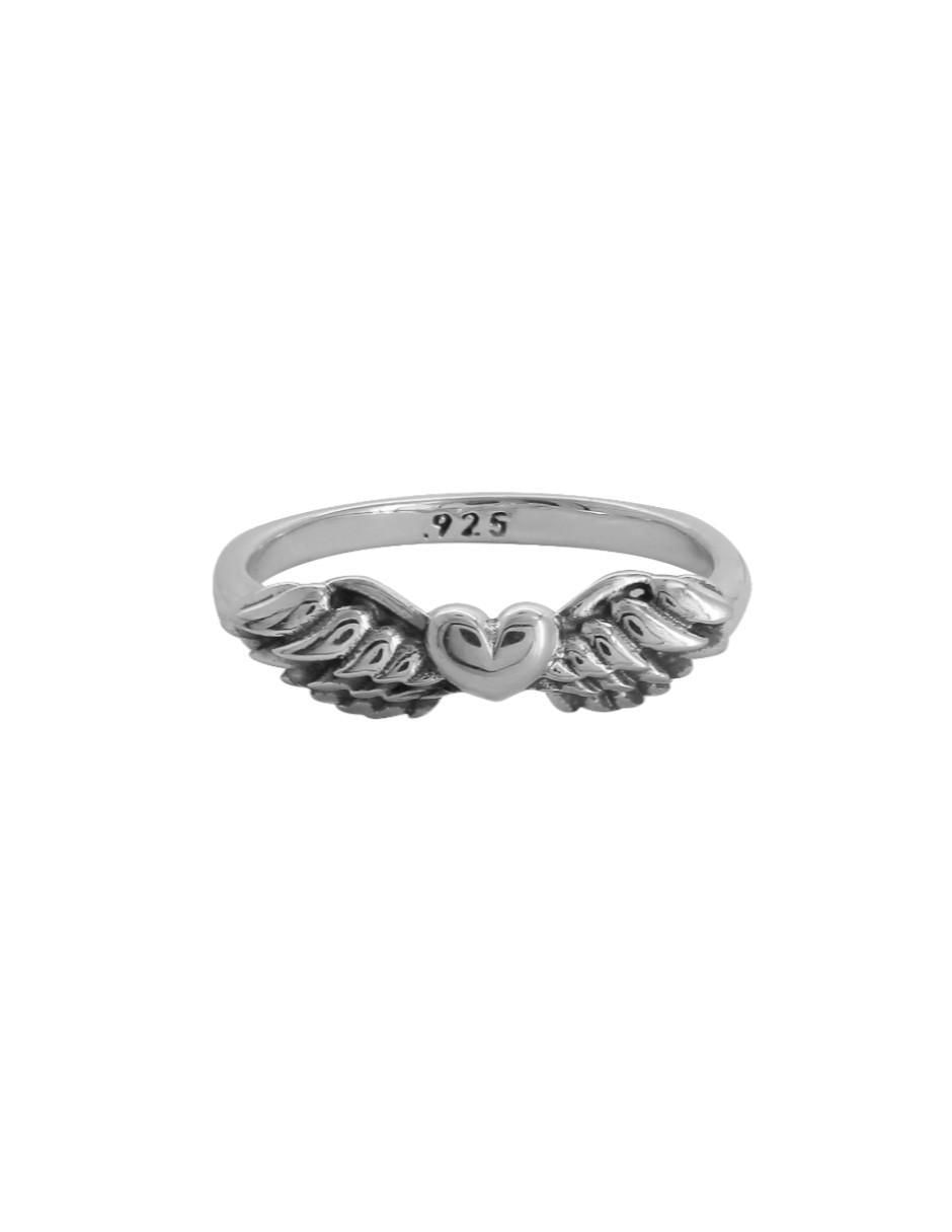 Anillo de corazón P 925 de plata