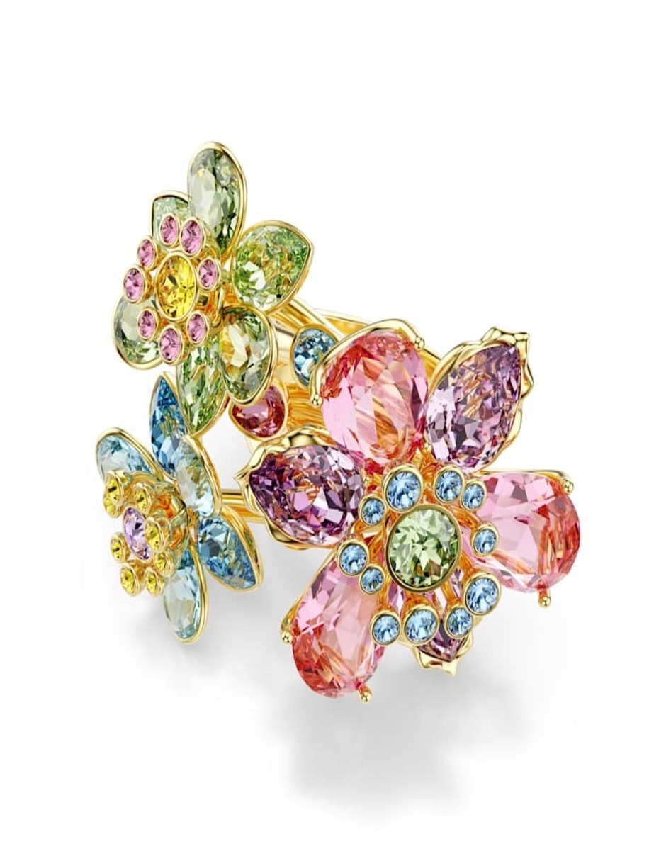 Anillo de flor Idyllia F Florere pavé