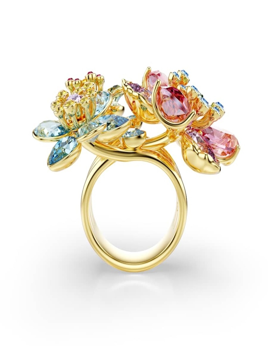 Anillo de flor Idyllia F Florere pavé 3