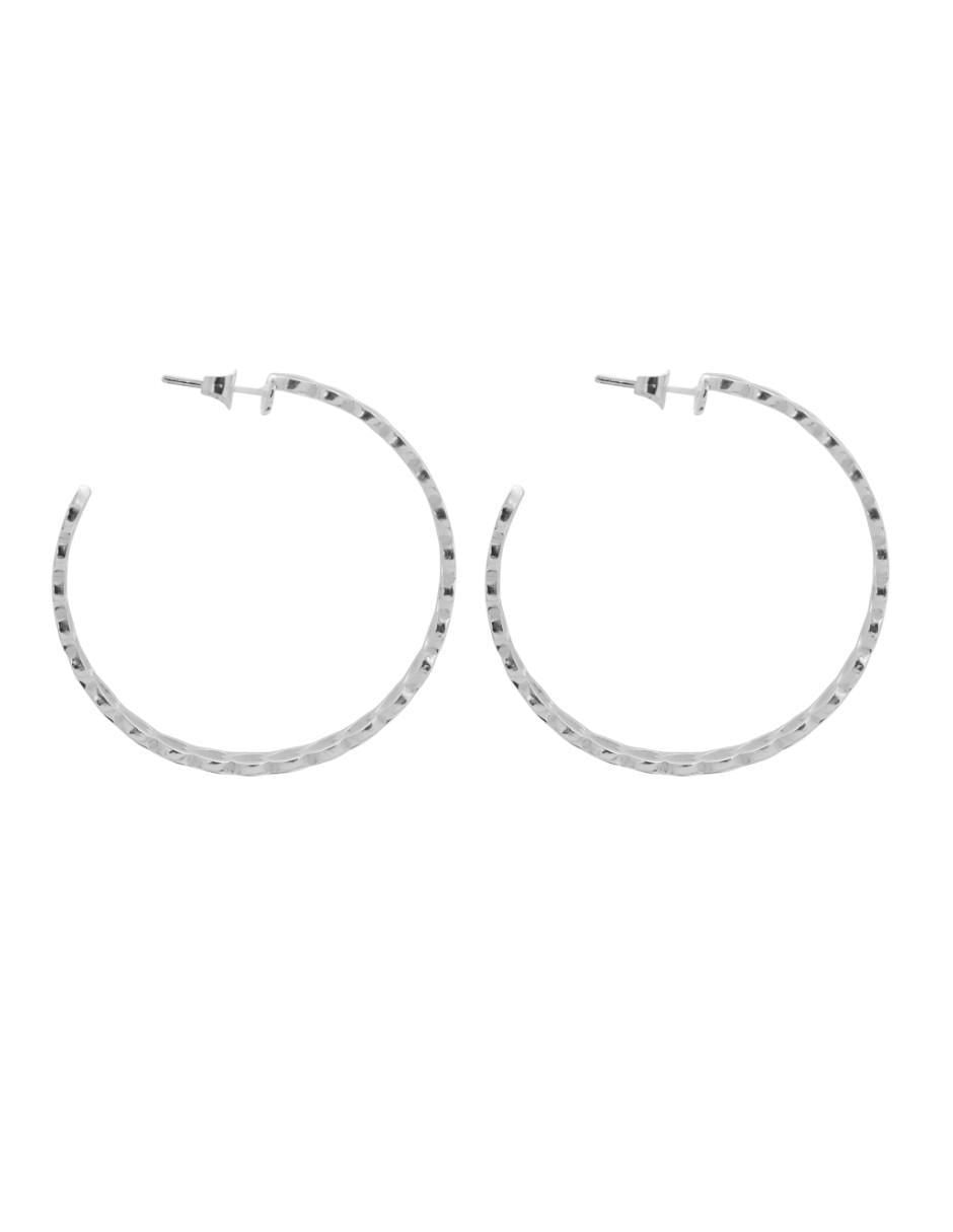 Arracadas de corazón de plata P 925