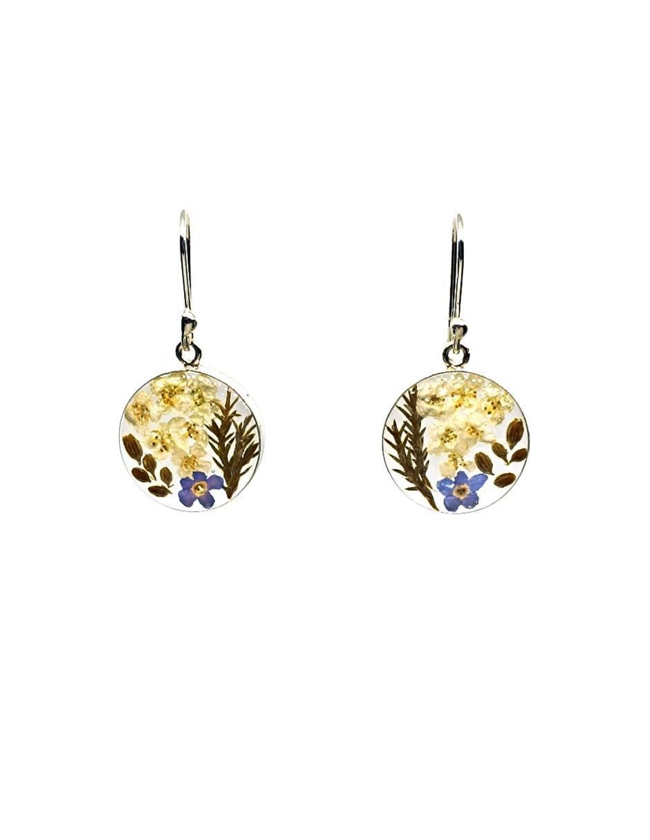Aretes y collar Ramo de Novia de plata P925 2