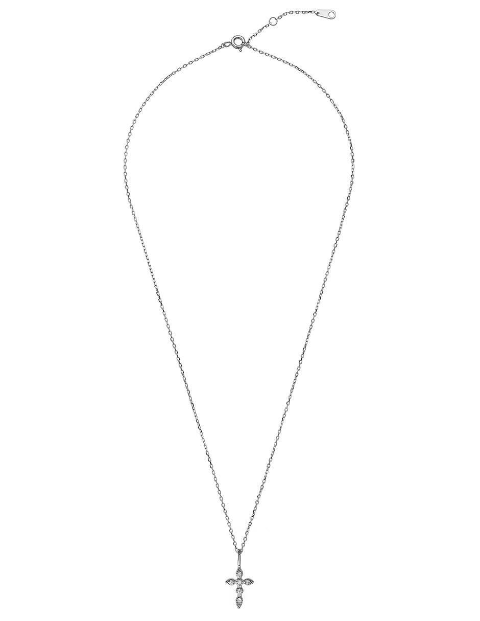 Collar de cruz de plata P 925 2