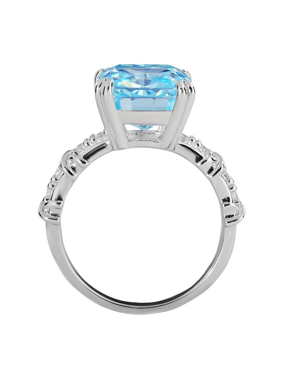 Anillo P 925 de plata zirconia 2
