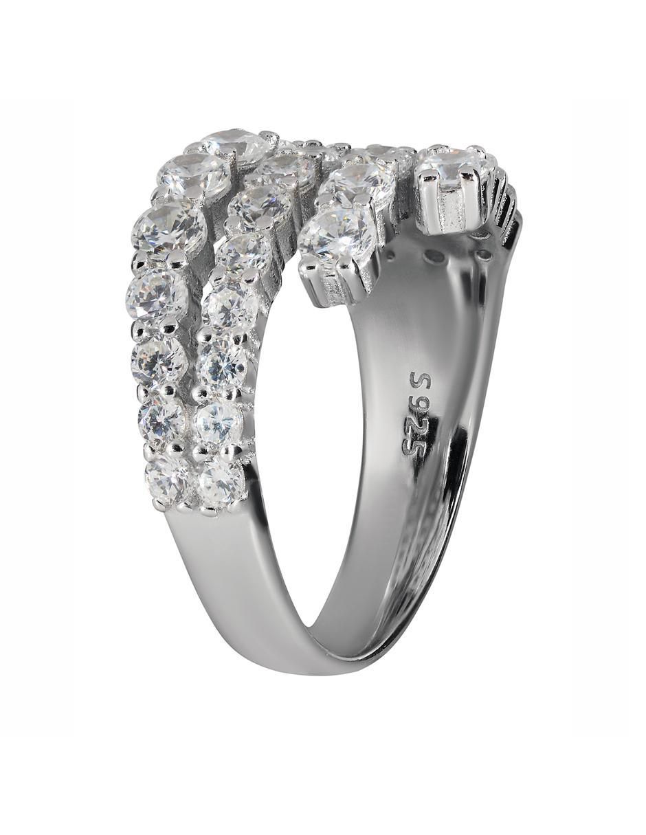 Anillo Lori P 925 de plata zirconia 3