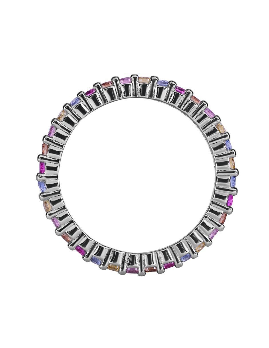 Anillo Kaide P 925 de plata zirconia 2