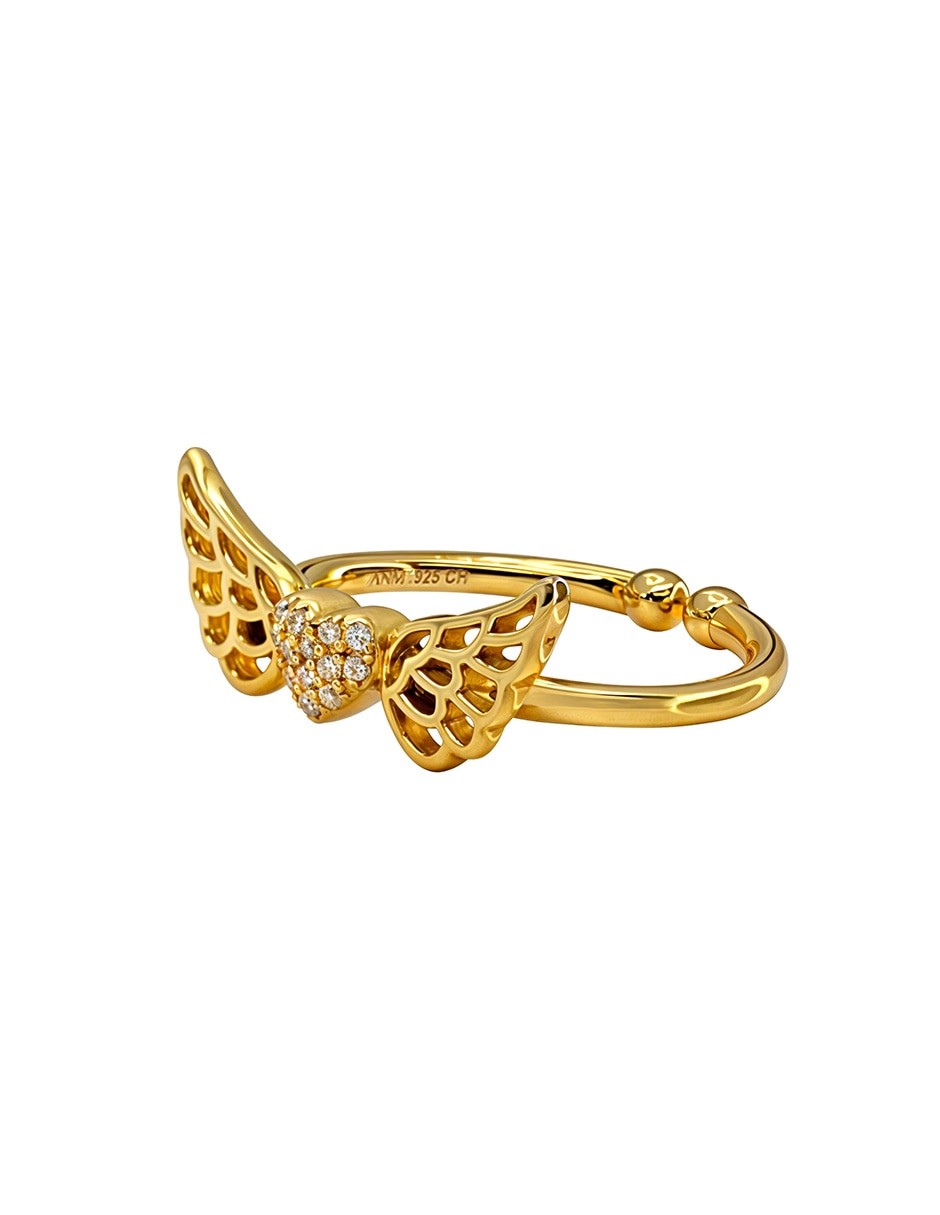 Anillo de corazón Eterna P 925 de plata zirconia pavé 2