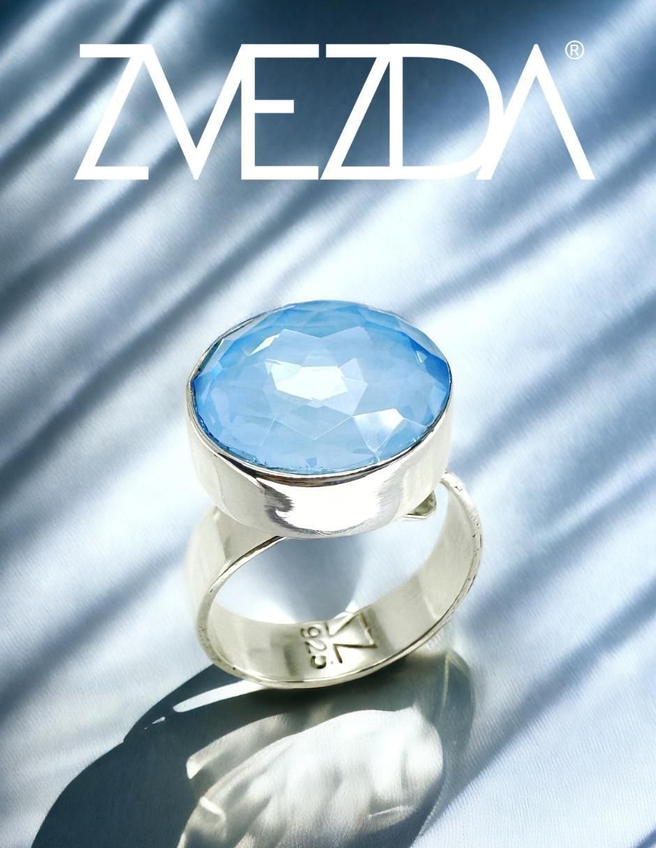 Anillo Argenta P 925 de plata cristal 2