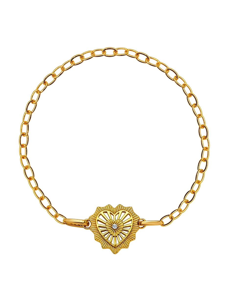 Pulsera de plata P 925 Eterna con acabado brillante