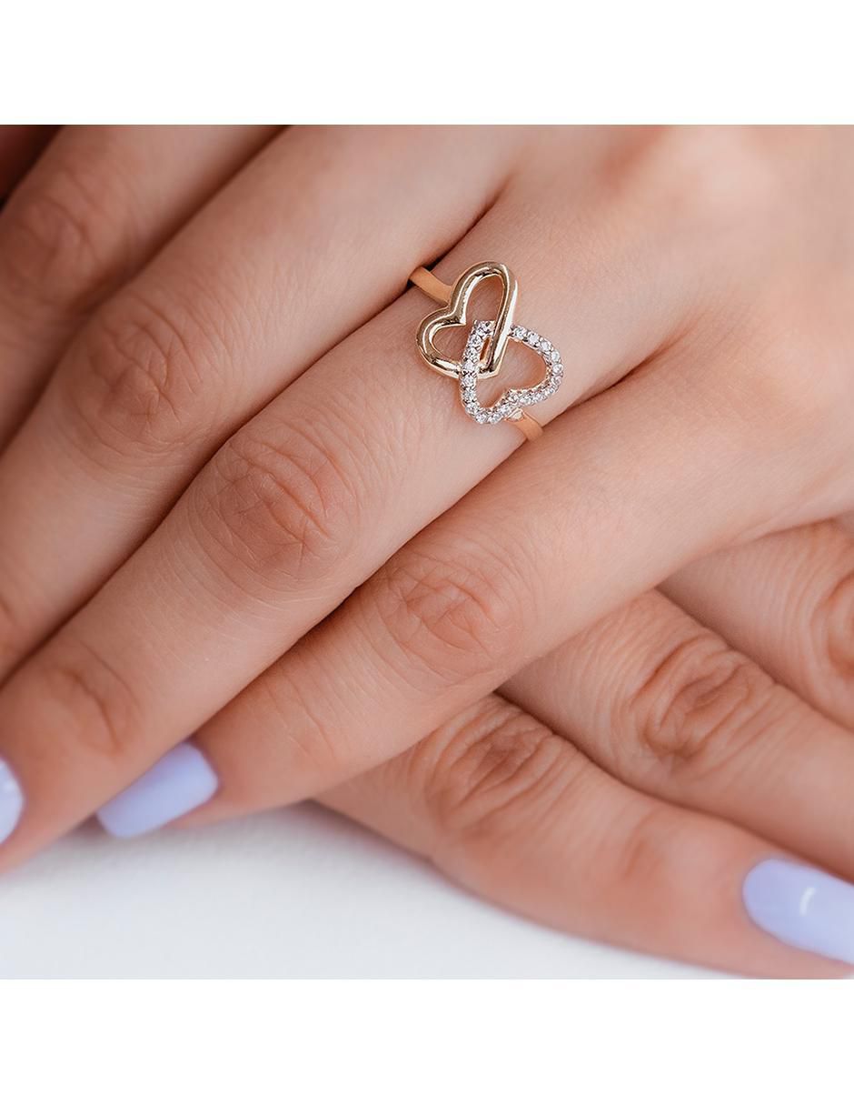 Anillo "de (si aplica)" ninguna abba joyas sin familia no aplica 14 k "de" oro zirconia