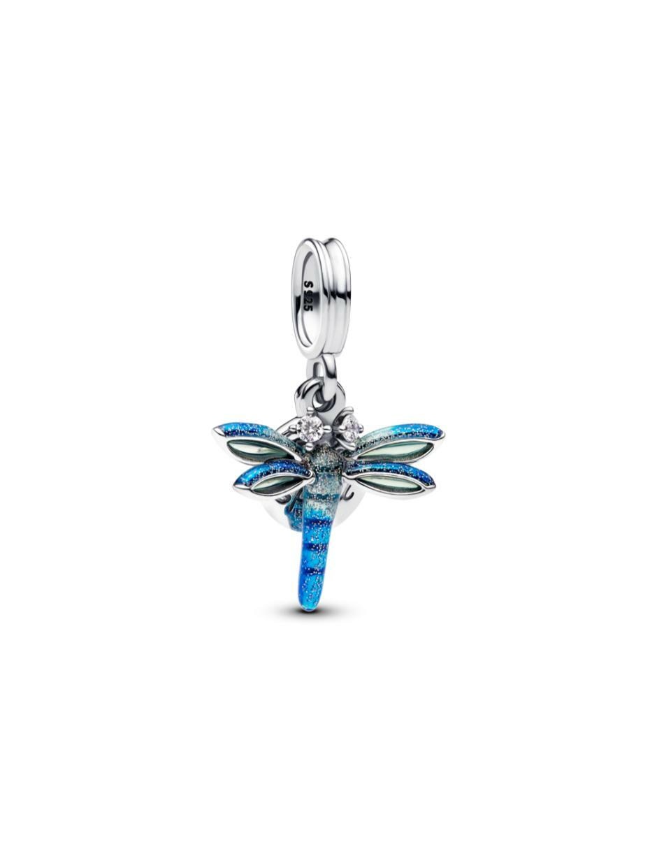 Charm de libélula moments de plata P 925