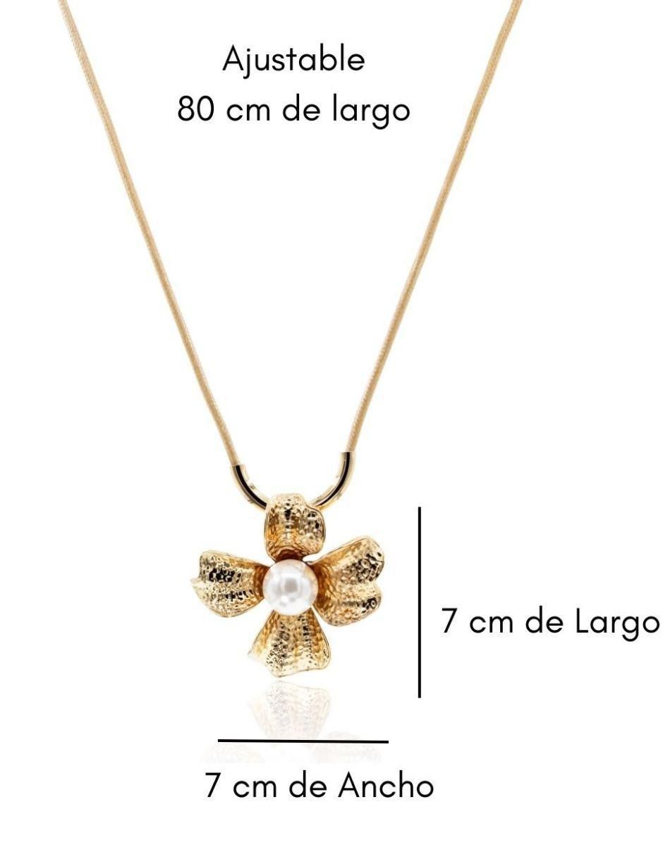 Colgante Y Dije de flor atenas 3