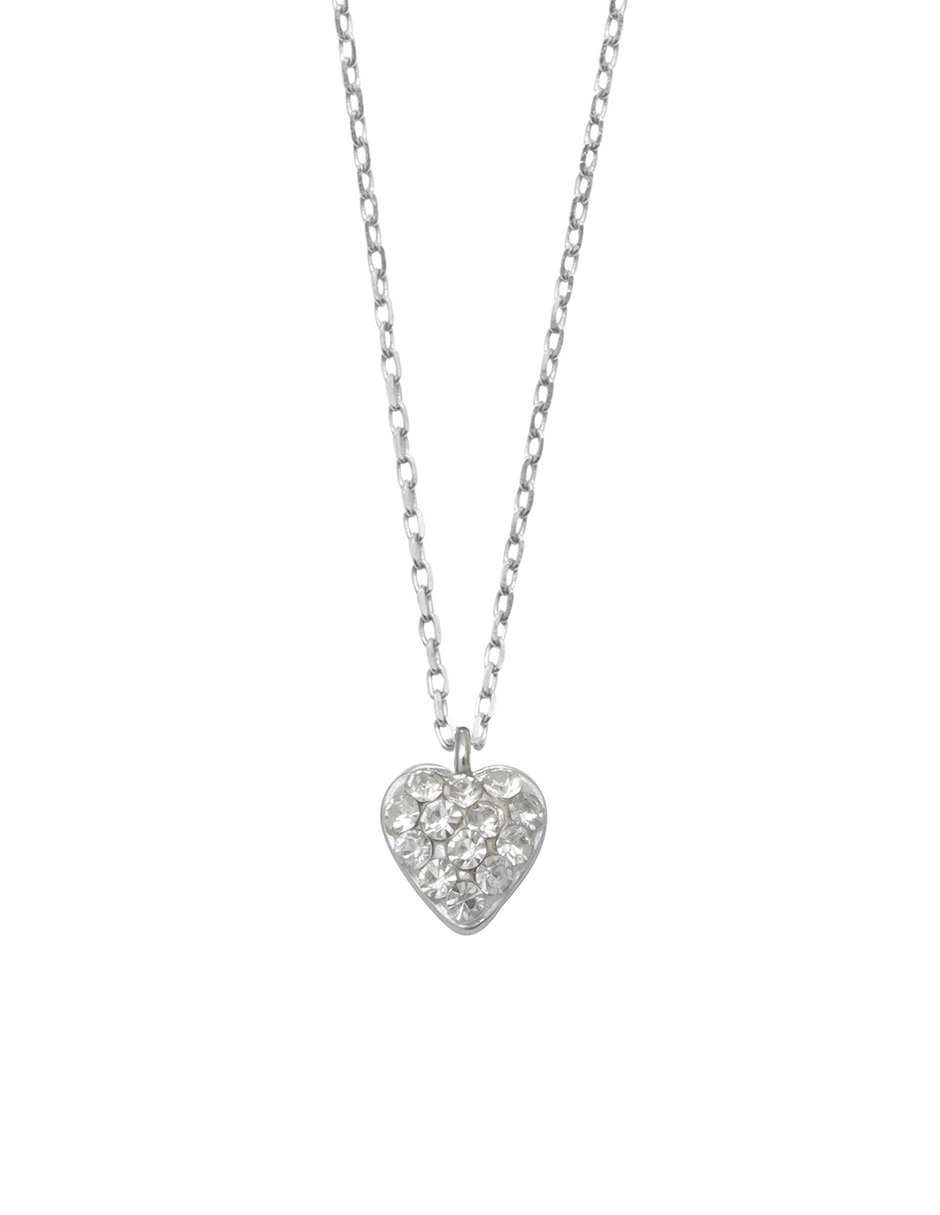 Colgante Y Dije de corazón shamballa .925 de plata P 925 cristal 2