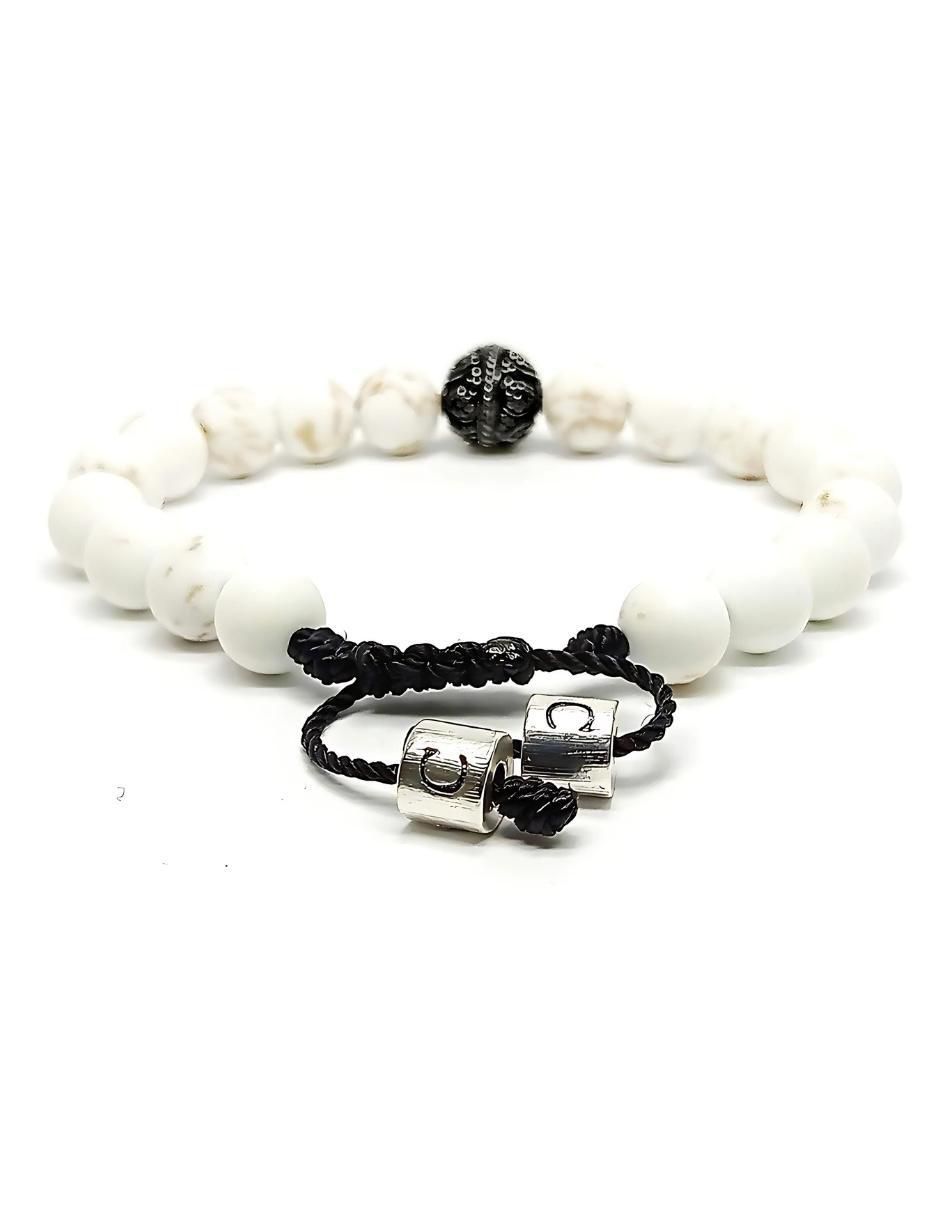 Pulsera con howlita Pompeya 4