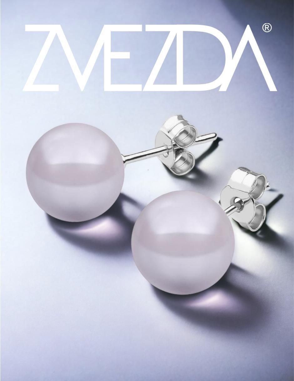 Broqueles "de (si aplica)" redonda no aplica zvezda éclair "de" plata p 925 "con acabado" sin acabado perla de cristal