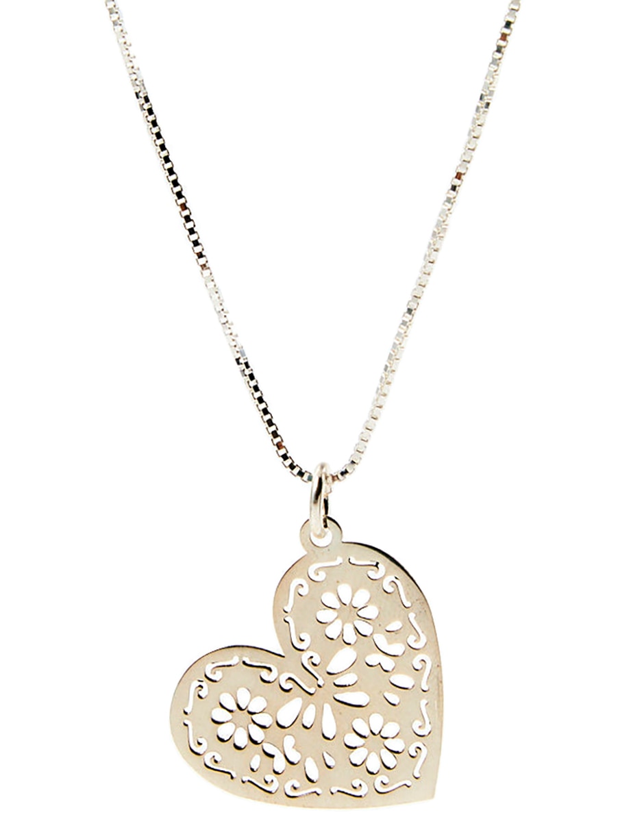 Colgante Y Dije de corazón de plata P 925 Colgante Y Dije de corazón de plata P 925
