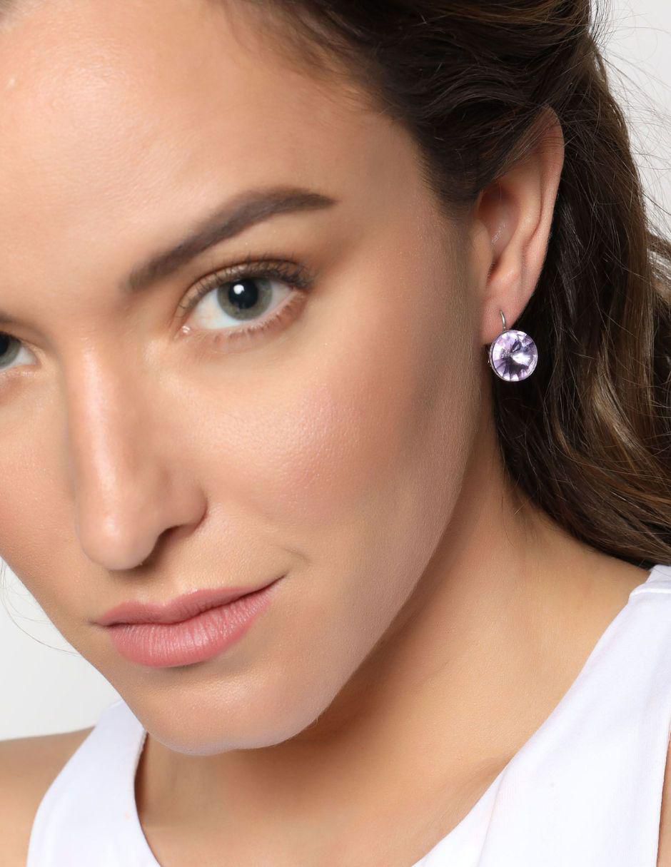 Aretes circulares Summer cristal 2