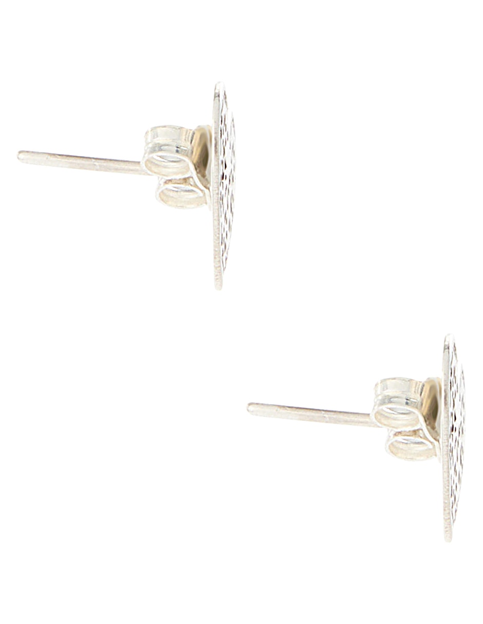 Aretes de corazón de plata P 925 con acabado brillante 3