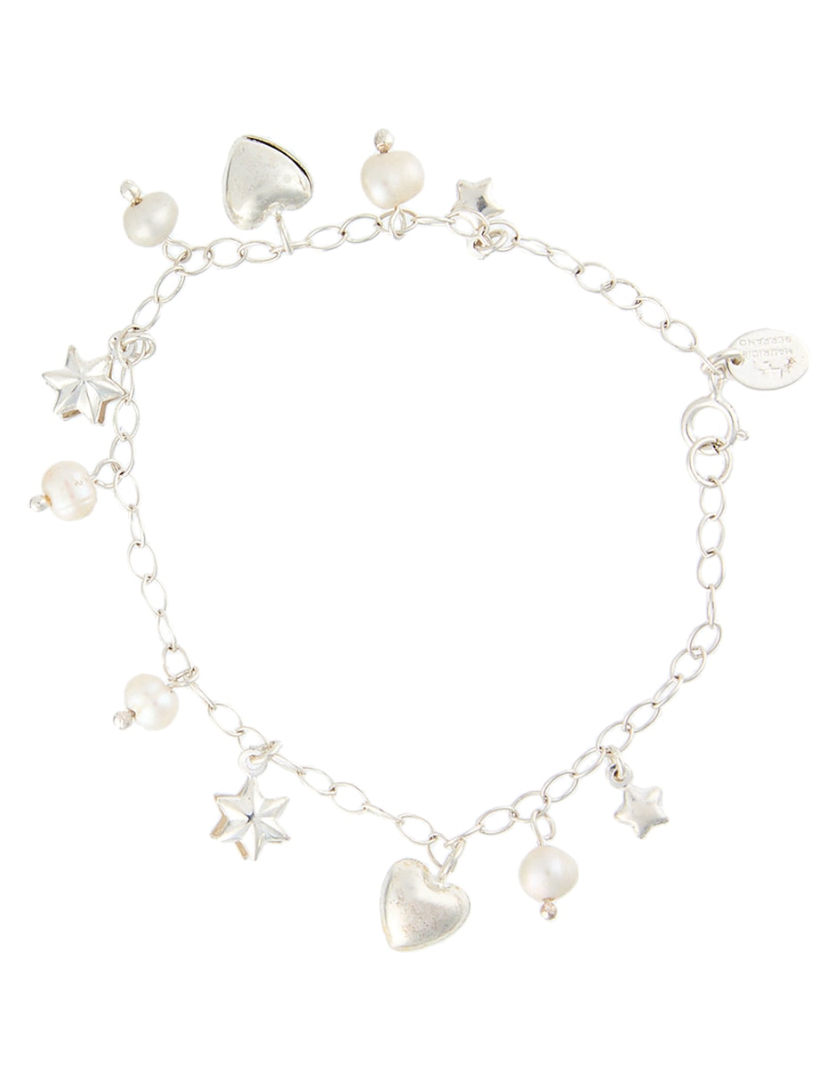 Pulsera de plata P 925 con acabado pulido