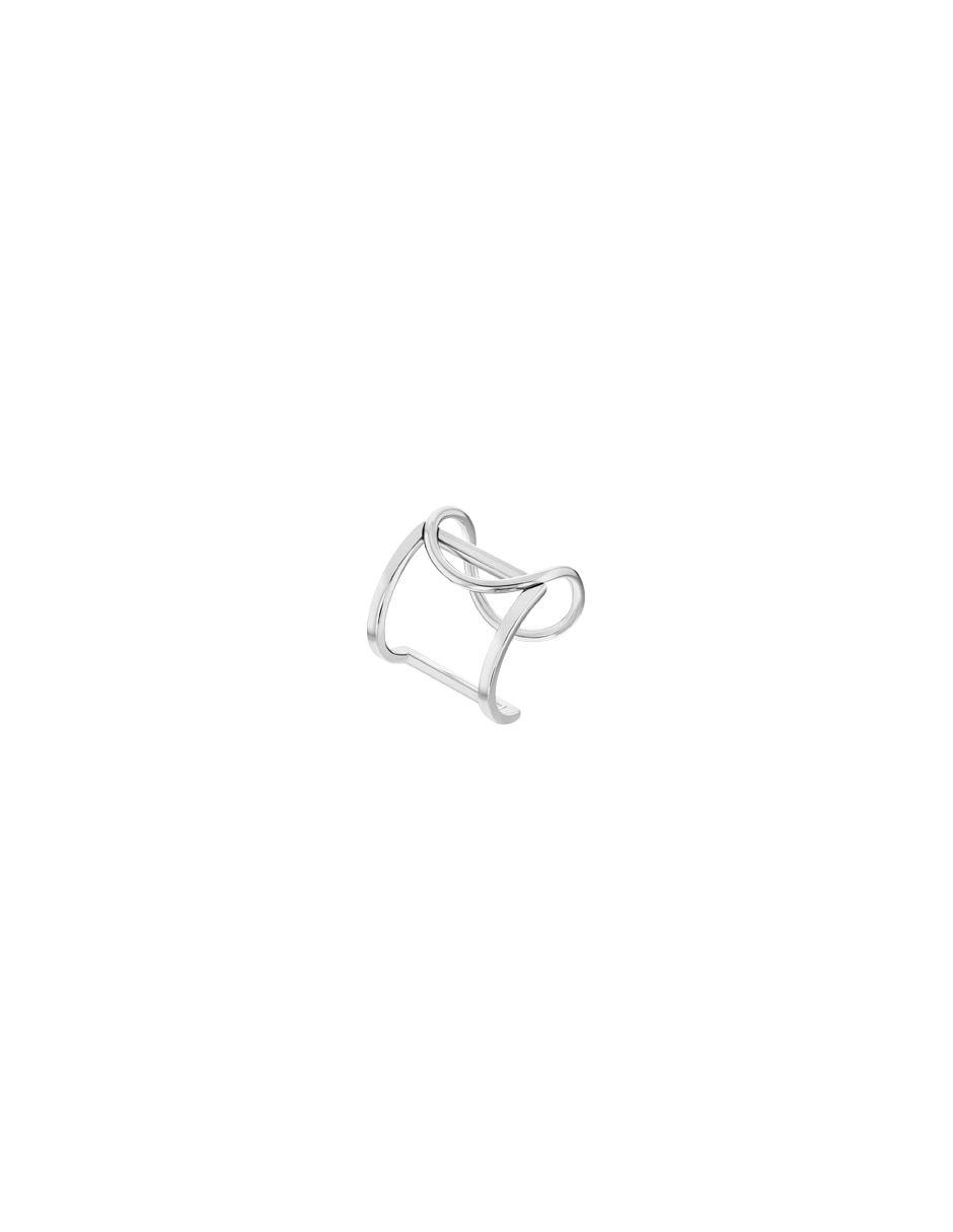Anillo geométrico Contoured Geometry brillante 2