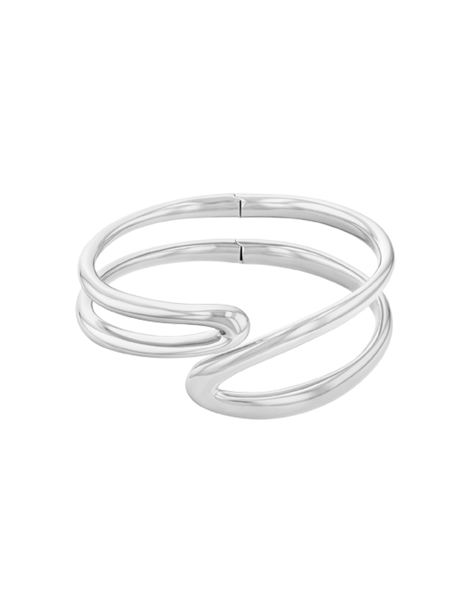 Brazalete Ck Statement Links con acabado pulido