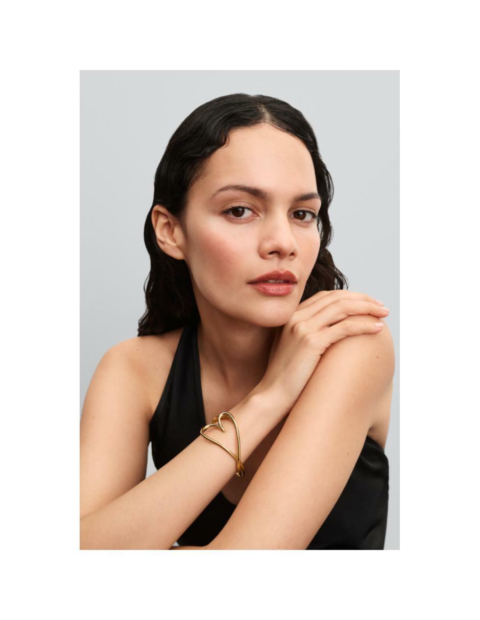 Brazalete de plata P 925 Essence con acabado baño de oro 2