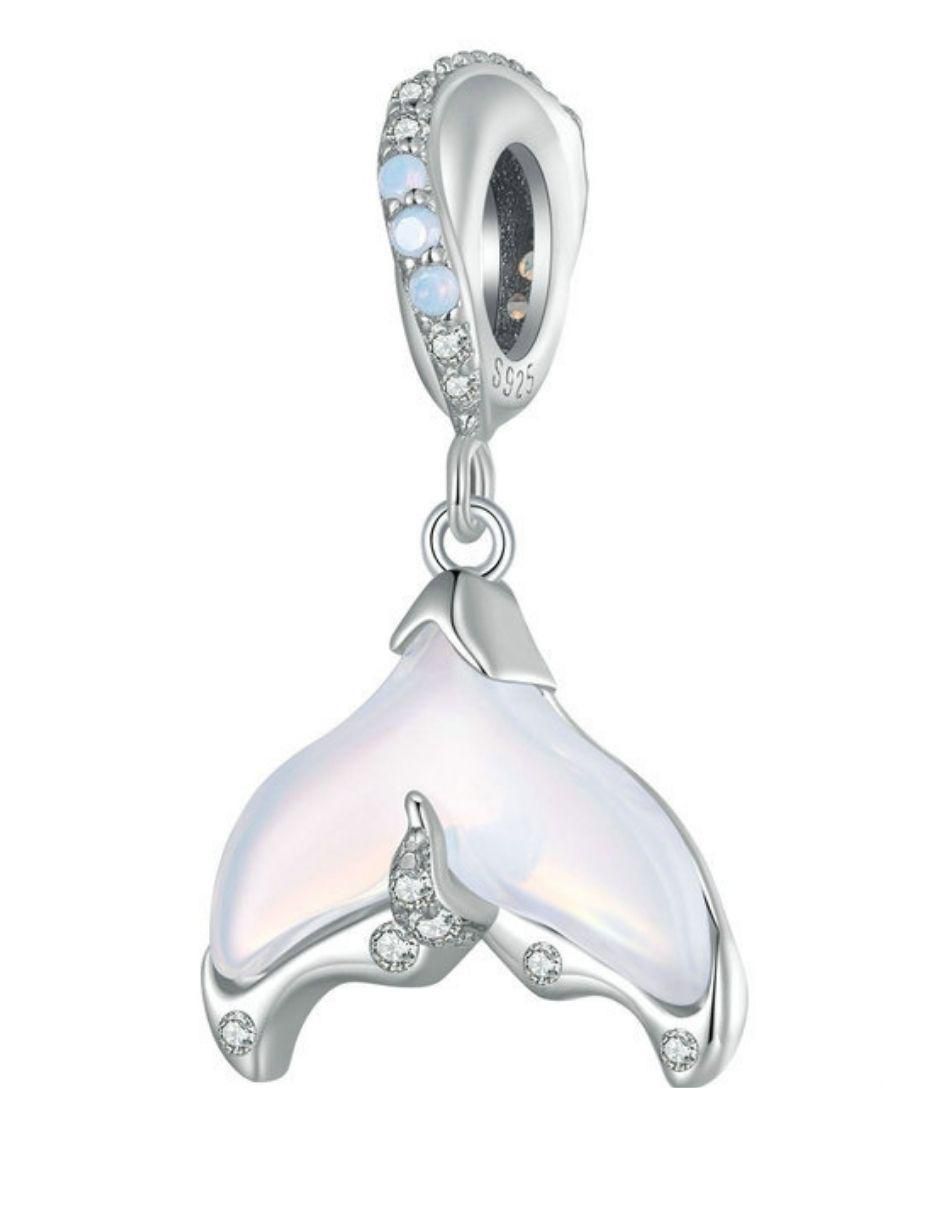 Charm de ballena de plata P 925 Charm de ballena de plata P 925