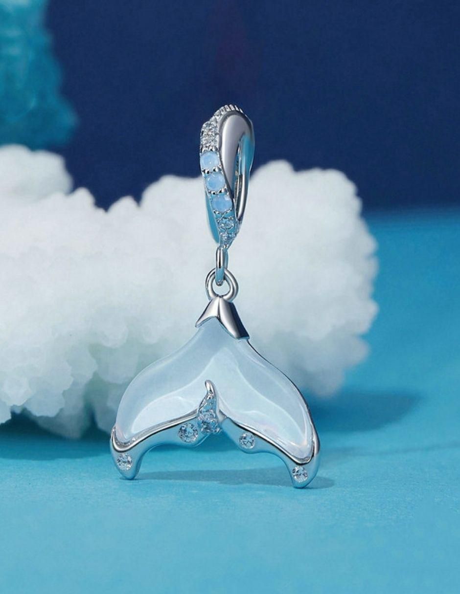 Charm de ballena de plata P 925 3