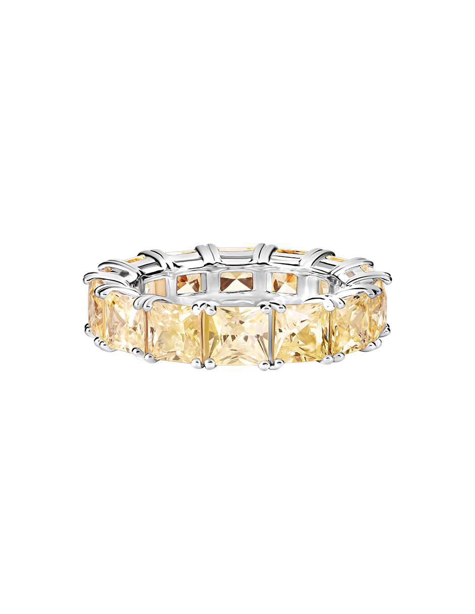 Anillo P 925 de plata topacio brillante