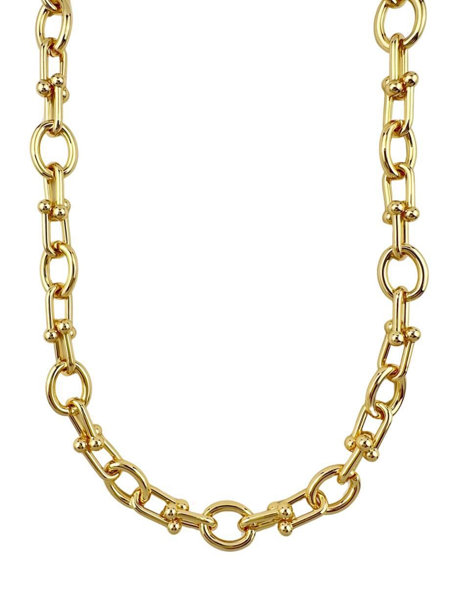 Collar y pulsera Aurore de chapa de oro 18 k 4