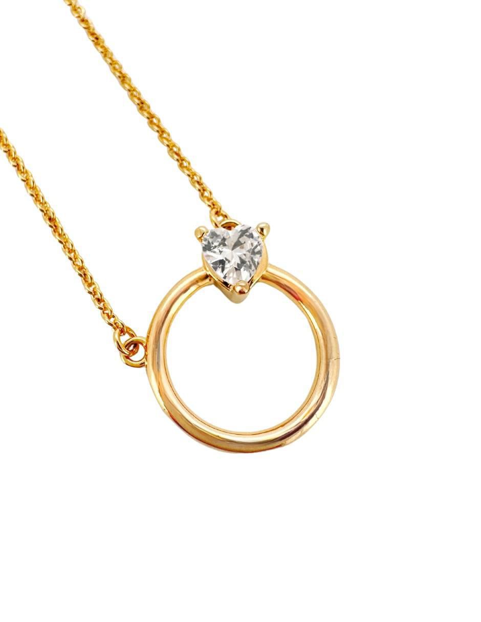 Collar de corazón Aurore 18 K 3