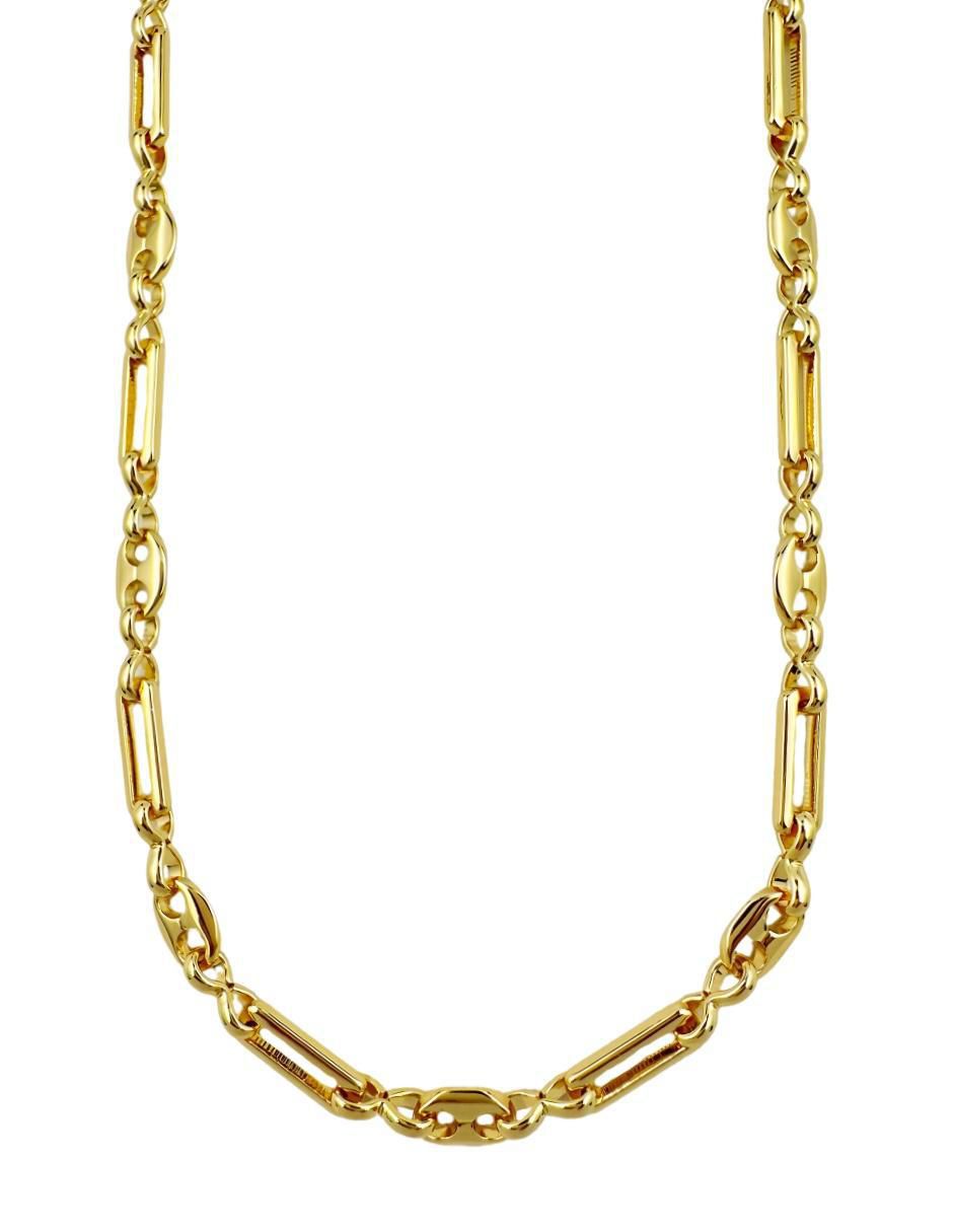 Collar y pulsera Aurore de chapa de oro 18 k