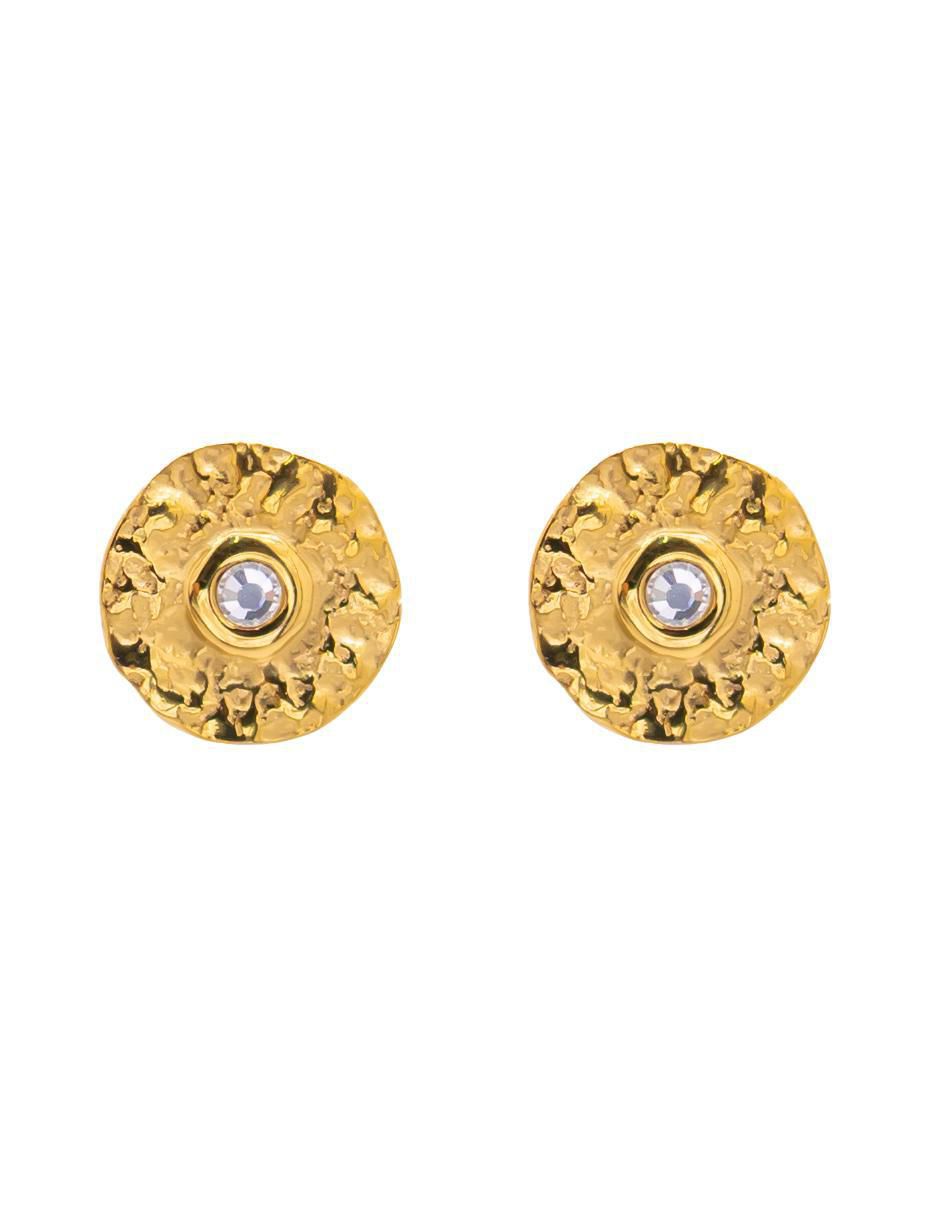 Aretes circulares zirconia Aretes circulares zirconia