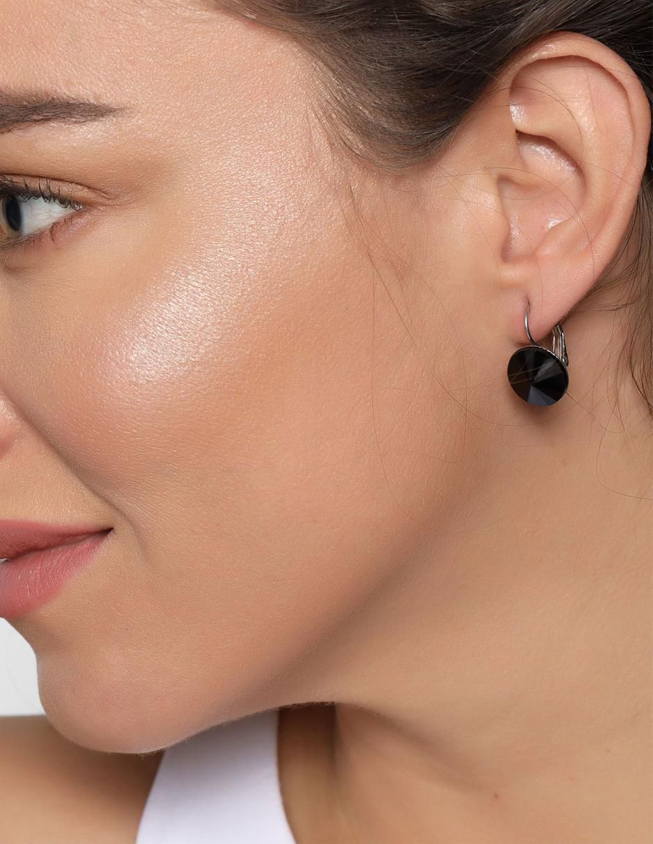 Aretes circulares Summer cristal 3