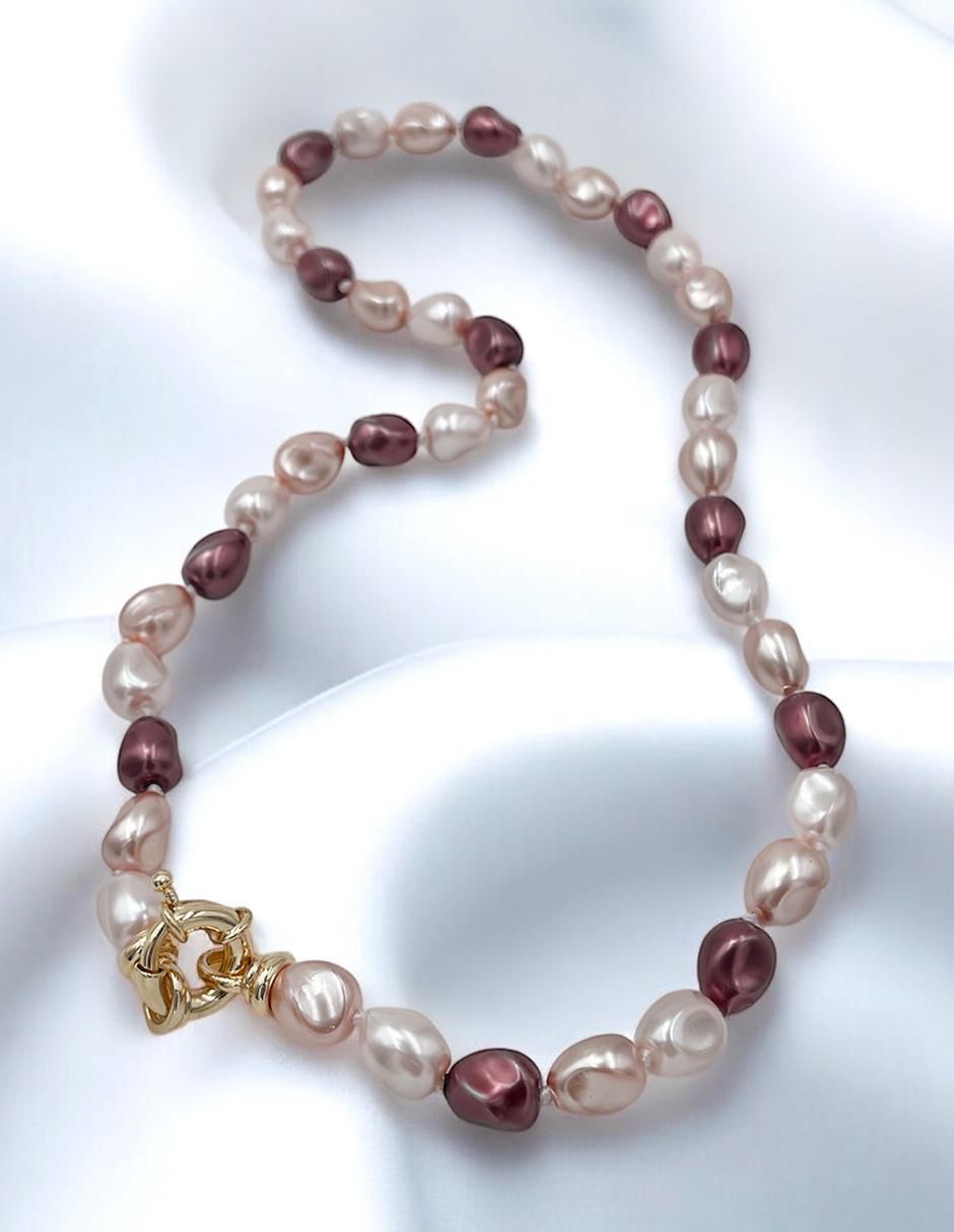 Aretes y collar Perlas de Mallorca de perla 4