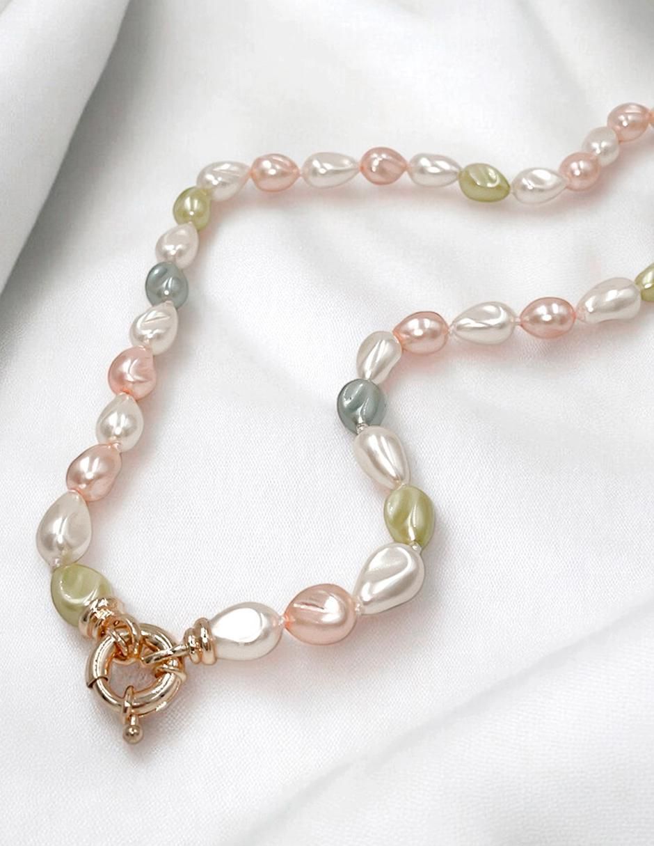 Aretes, collar y pulsera Perlas de Mallorca perla 5