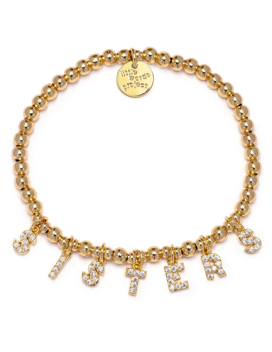Pulsera Dripping Gold con acabado chapa de oro