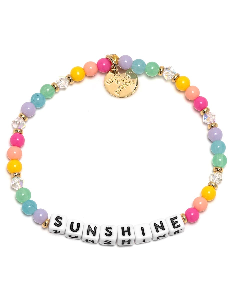 Pulsera con acabado chapa de oro